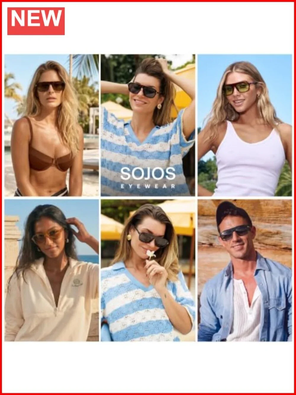Retro Polarized Aviator Sunglasses Rectangular UV400 Protection